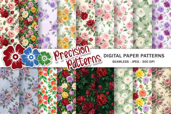 Download Impressionist Rose Floral Patterns - Premium Resources