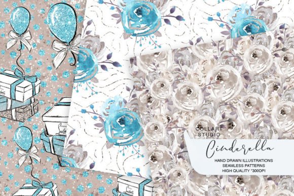 Download Cinderella Papers, Floral Patterns - Premium Resources
